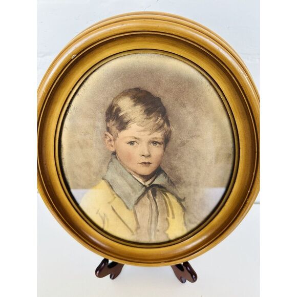 Vintage Framed Prints of Charlotte and Peter by Sidney Bell & Arthur Garrett - Picture 4 of 16